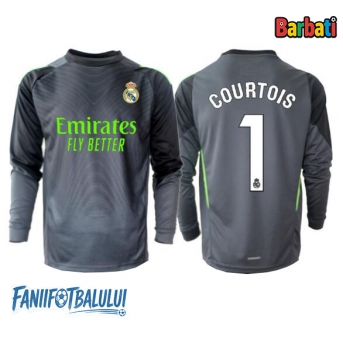 Real Madrid Thibaut Courtois #1 Portarii Tricou Fotbal Replică 2025-26 Barbati Treilea Mâneci Lungi
